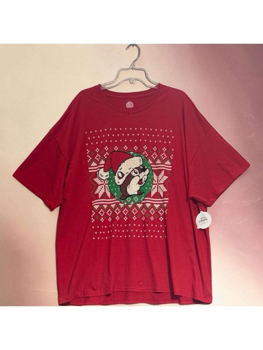 Buc-ees Santa Beaver 3XL T-shirt Christmas Oh The Sweaters Outside Are Frightful